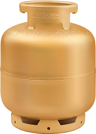 GÁS P13 DOURADA na portaria