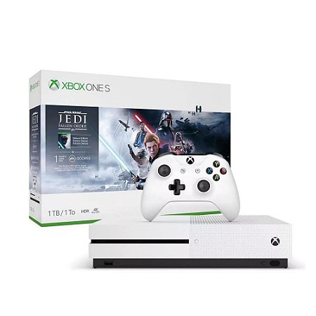 Xbox One S 1TB 1 Controle + 1 Jogo Star Wars - Microsoft
