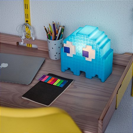 Luminária Fantasminha Azul Pac-Man
