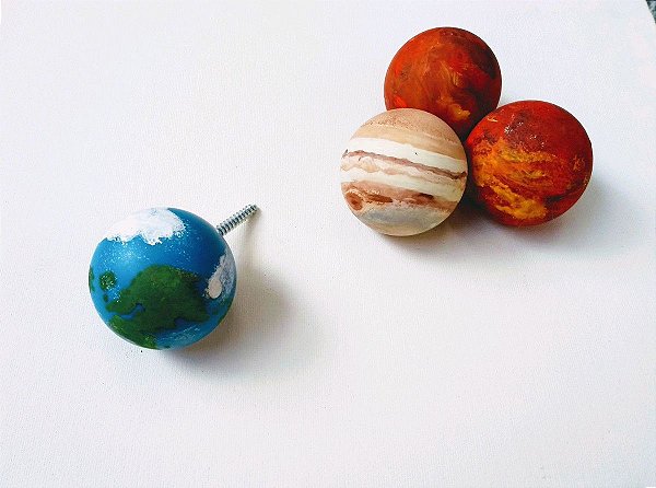 Kit Cabideiro de Parede Planetas