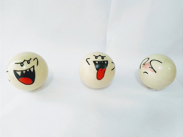 Kit cabideiro Bola de sinuca super Mario boo