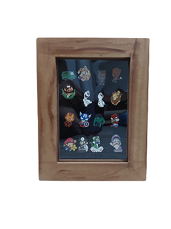 Quadro vitrine coleção
