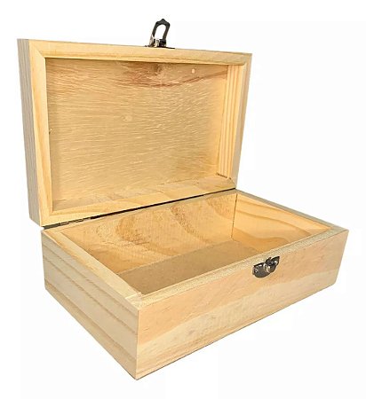 Caixa madeira pinus personalizada