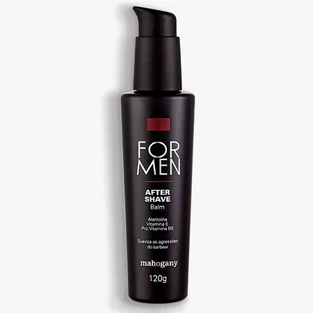 After Shave Balm For Men Mahogany 110g – Conforto e cuidado após o barbear