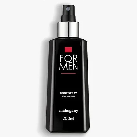 Body Spray Desodorante For Men 200ml Mahogany – Frescor intenso com fragrância envolvente