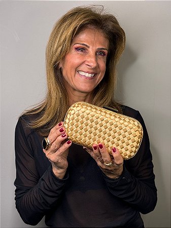 Clutch Tressê Cetim