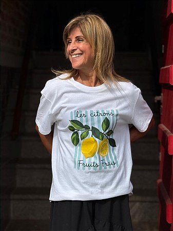 T-Shirt "Les Citrons - Fruits Frais": Sabor e Estilo do Sul da França