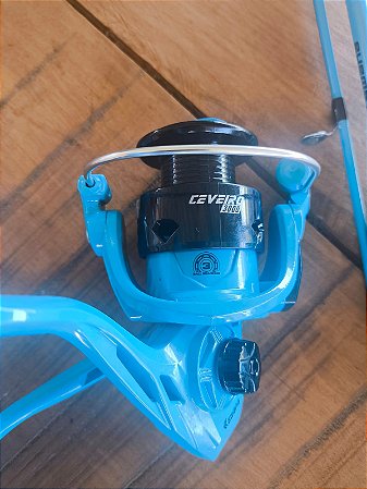 kit molinete Maruri ceveiro 3000 3r + vara ceveiro cv572 10-20lbs