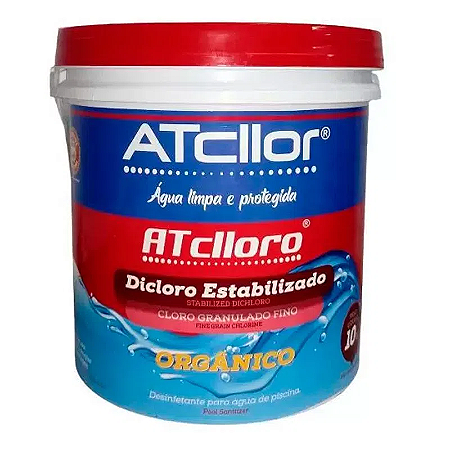CLORO ESTABILIZADO 47,6% GRANULADO 10KG ATCLLOR