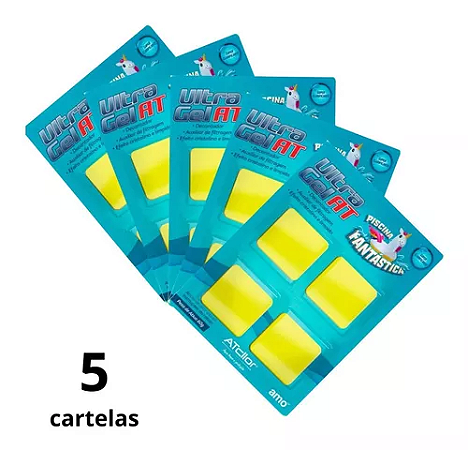 KIT 5 UN - ULTRA GEL AT CLARIFICANTE 4 x25G ATCLLOR