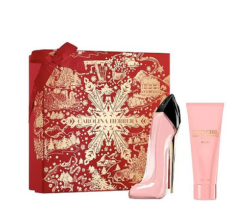 Carolina Herrera Coffret Good Girl Blush Edp 80ml + Loção Corporal 100ml Feminino
