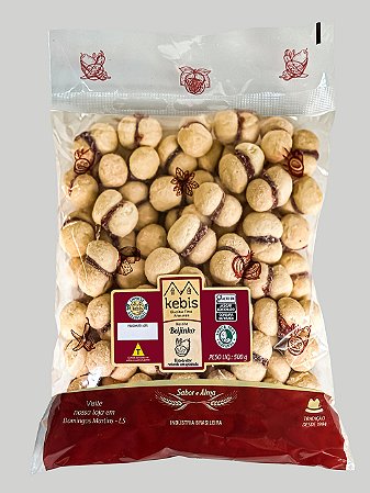 Biscoito Casadinho de leite em pó e Goiabada