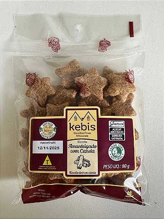 Biscoito Amanteigado com Canela 80g