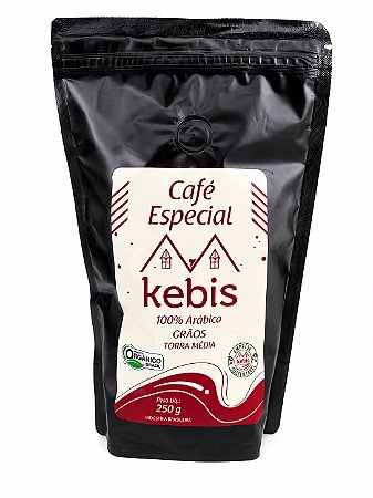 CAFÉ ESPECIAL KEBIS GRÃOS 250G