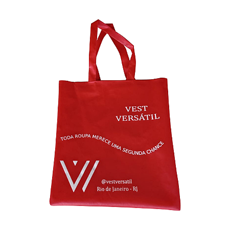 50 Bolsa em TNT 40x46cm com estampa(sua logo)