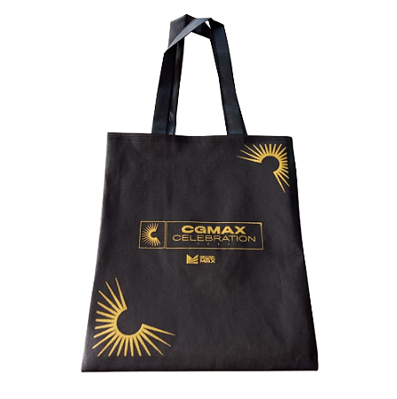 400 Bolsa em TNT 33x37cm, GR60 com estampa (sua logo).