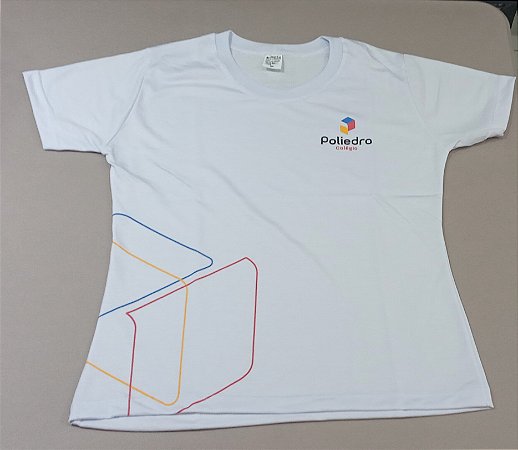 Baby look Poliedro ( Branca ou Azul)