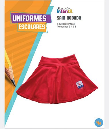 Saia rodada Carmo infantil