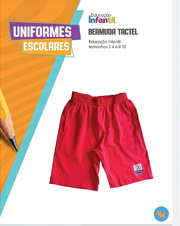 Bermuda microfibra Carmo infantil