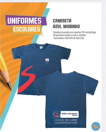 Camiseta ensino médio Carmo
