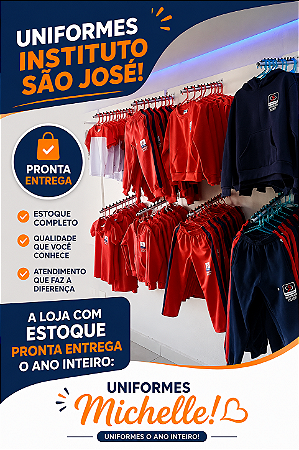 Jaqueta Helanca Instituto são José infantil
