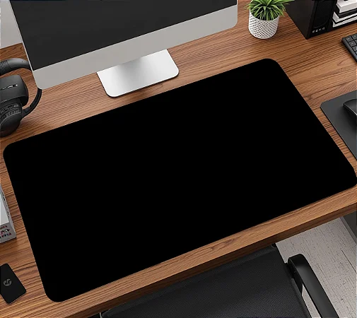 Mousepad Liso Preto - Cód MP-COR1