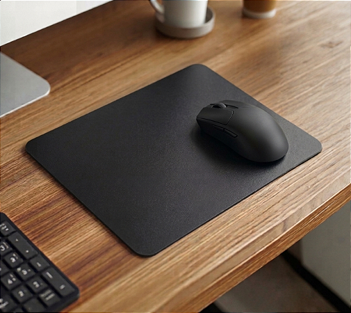 Mousepad Preto Liso 24x20cm