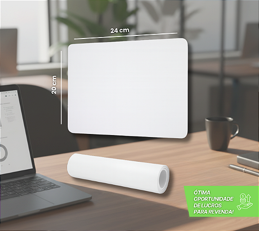 Mousepad Emborrachado para Sublimação 24x20cm