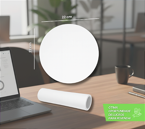 Mousepad Emborrachado para Sublimação 22x22cm