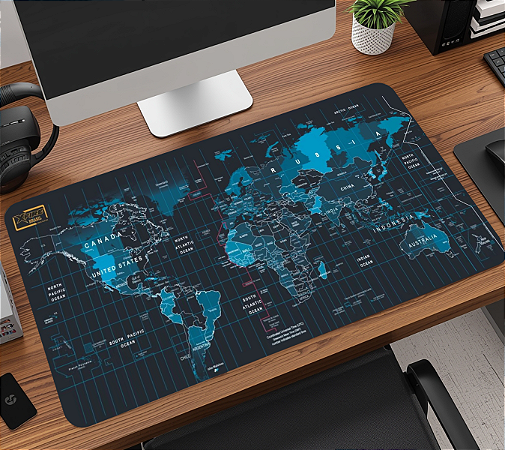 Mousepad Mapa - Cód MP-MAPS2