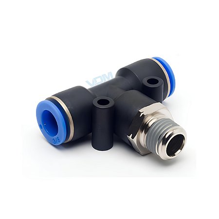 TEE M. Giratório para tubo 8 mm com rosca 1/8 BSP