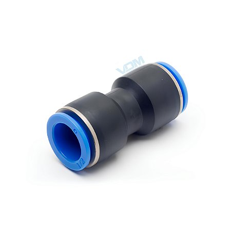 Conexão Emenda União Reta Pneumática PU 06mm
