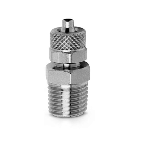 Conexão Pneumática Reta Macho 08mm X 1/4 BSPT