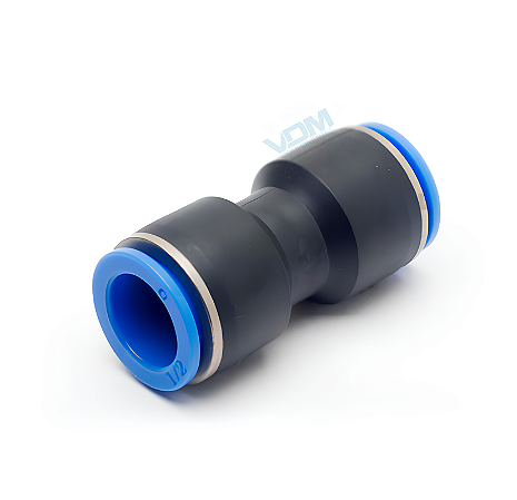 Conexão Emenda União Reta Pneumática PU 10mm
