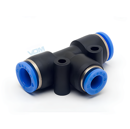 Conexão Emenda União Tee PU 10mm