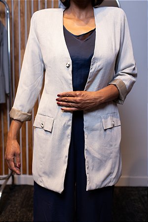 Blazer Alongado Tamanho 38