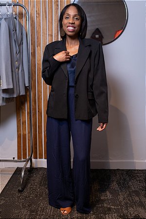 Blazer Preto Cortelle - Tamanho 42/44