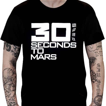 Camiseta Thirty Seconds To Mars 30 stm - Al Gráfica e Estamparia