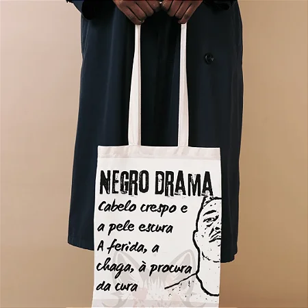 Ecobag Negro Drama