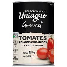 Tomates Pelados Uniagro - 250g - Orgânico