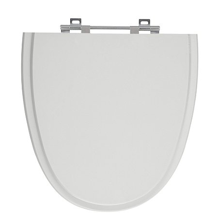 Tampa de Vaso Up Cinza Prata Bacia Celite em Madeira Laqueada