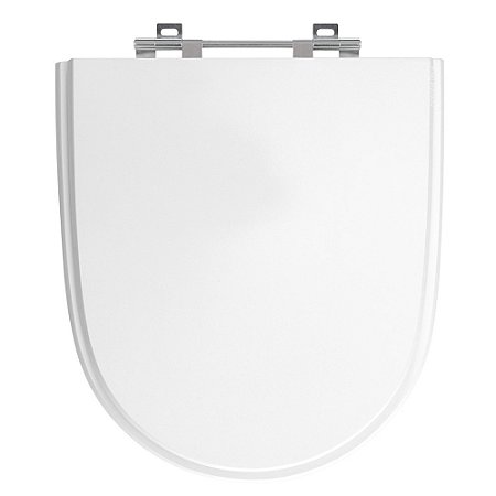 Tampa de Vaso Mondiale Branco para Marca Celite em Madeira Laqueada