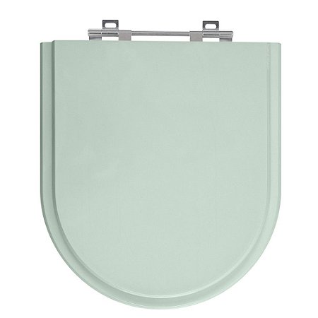 Tampa de Vaso Nexo Verde Água Marinha Tampa para Vaso Roca em Madeira Laqueada