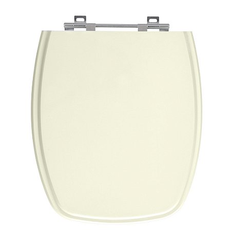 Tampa de Vaso Stylus Pergamon (Bege Claro) Tampa para Vaso Celite de Madeira Laqueada