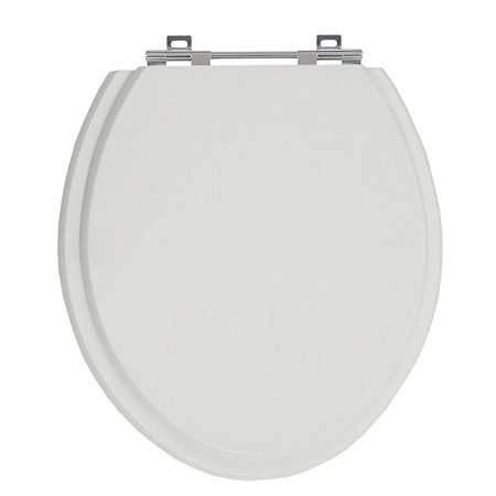 Tampa de Vaso Convencional Oval Cinza Claro Tampa Vaso Deca-incepa-celite-roca