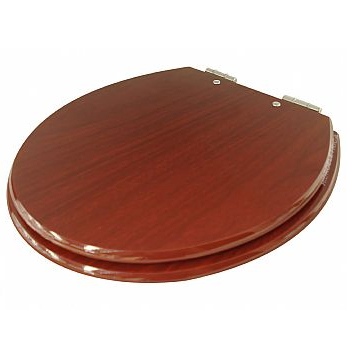 Tampa de Vaso Convencional Oval Mogno Tampa Vaso Deca-incepa-celite-rocca