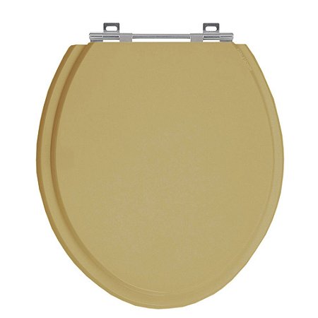 Tampa de Vaso Izy Bege Castor Tampa para Vaso Deca de Madeira Laqueada