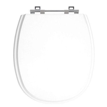 Tampa de Vaso Aspen Branco Tampa para Vaso Deca de Madeira Laqueada
