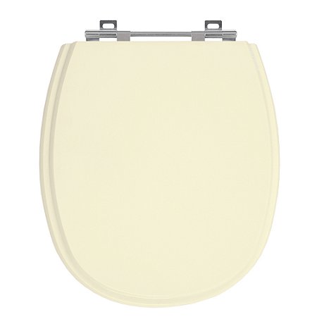 Tampa de Vaso Fast Creme Tampa para Vaso Deca de Madeira Laqueada