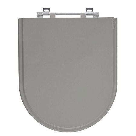 Assento Sanitário Carrara Cinza Vip (Escuro) Tampa para Vaso Deca de Madeira Laqueada